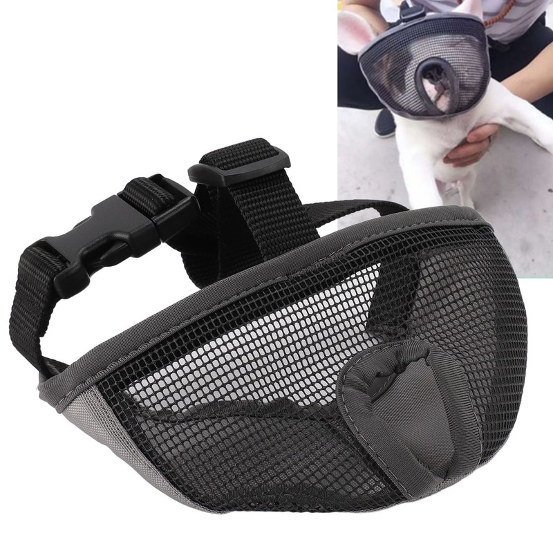 Short Snout Dog Muzzle Soft Comfortable Breathable Flat Face Bulldog
