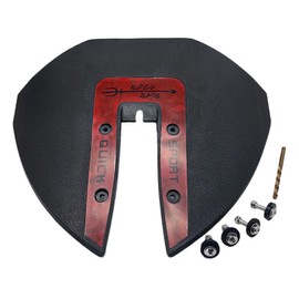 Boat Marine Whale Tail Hydrofoil Surfboard Stabilizer for 40 – 350 HP Small Outboard Motor and Out Drive Red