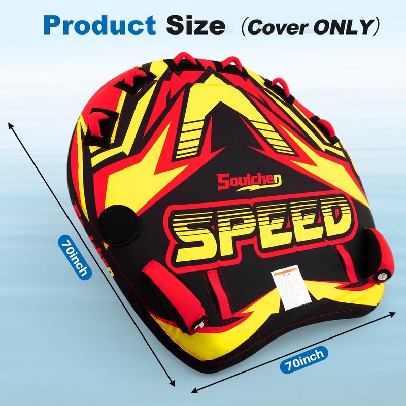 Soulchen Towable Tube Replacement Nylon Cover 1-3 Rider Models Towable