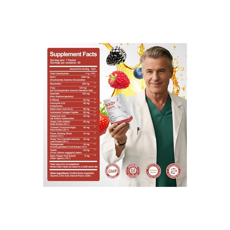 Totaria Suplemento L?quido de Nad 1500 Mg + Extra Fuerte