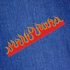 Fire Flames Patch for Iron-On or Sew On Iron-On Patch