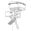 Tour Pack Wall Mount Bracket, Storage Rack for Harley Touring