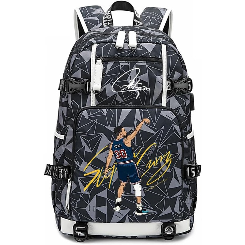 Ansigeren No. 30 Basketball Player Multifunctional Backpacks Sports Fan Bookbag