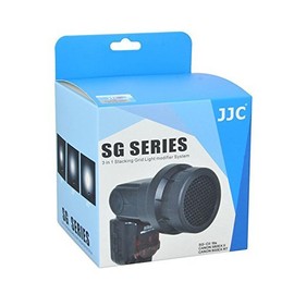 JJC 3-in-1 Stacking Grid Light Modifier System for Canon Speedlite 580EX, 580EX II, 600EX-RT / Yongnuo YN-560, YN-560II, YN-560III, YN-560IV, YN-560S, YN-565EX, YN-568EXII, YN-600EX-RT