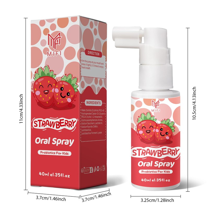 Kids Oral Spray, Toddler Toothpaste Helper for Daily Oral Care