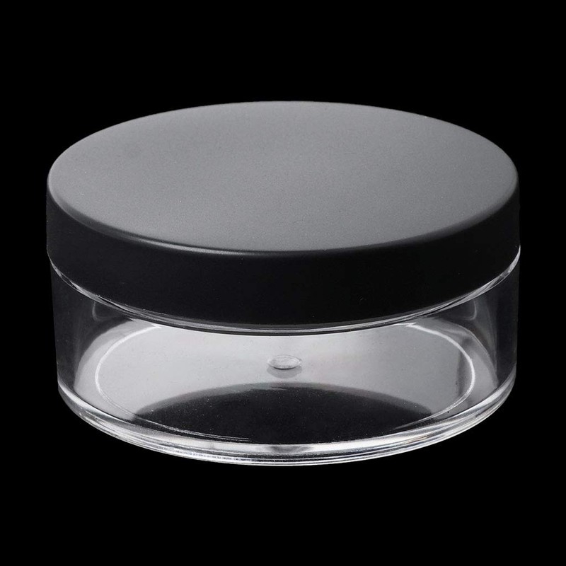 JAGETRADE 50 g Plastic Empty Loose Powder Box with Strainer