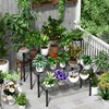 Xiofio 3 Tier Ladder Potted Multiple Plants for Indoor and