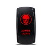 CH4x4 Rocker Switch Zombie Light Symbol - Red LED