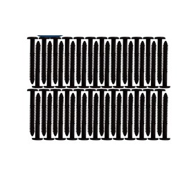 Window Pro Shutters Panel Peg Lok Pin Pegs Screws Spikes Fasteners 3 inch 60 Pack (Black) Exterior Vinyl Shutter Hardware Strongest Made in USA