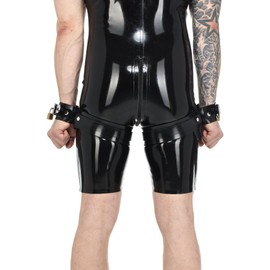 Heavy Rubber Thigh-to-Wrist Restraints (2pcs) (S/M)