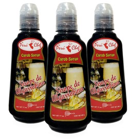 Algarrobina Peru Chef - Carob Syrup (3 Bottles 17 oz ea) Product of Peru