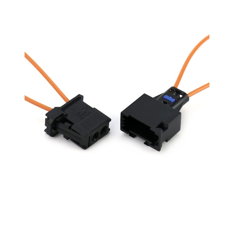QWORK® 1 Set Automotive Fiber Optic Loop Bypass Female Adapter