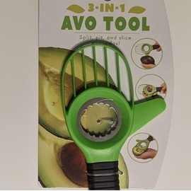 Evriholder Avocado Tool 3 In 1 Split, Pit, and Slice BPA FREE, A Must Have  NEW Ships Free
