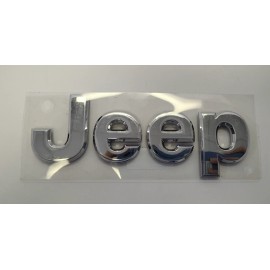 Mopar 2007-2018 Jeep Wrangler Patriot Compass "JEEP" Chrome Letters OEM 5116491AA