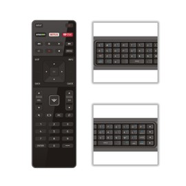 XRT500 Replacement Remote Control for Vizio TV M322I-B1 M43-C1 M422I-B1 M492I-B2 M49-C1 M55-C2 M552I-B1 M552I-B2 M602I-B3 M65-C1 M70-C3 M75-C1 M80-C3 M701DA3 M701d-A3 M801d-A3 RS65BL 398GR08BEVZ00J