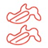 100 Pcs Rabbit Shaped Paper Clip Creative Cute Cartoon Animal