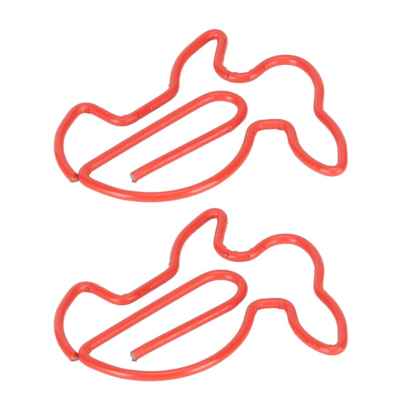 100 Pcs Rabbit Shaped Paper Clip Creative Cute Cartoon Animal
