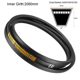 TA-VIGOR A-81 V-Belt 81" Inner Length 13mm Width 21mm Thickness, Rubber Drive V-Belt for Power Transmission, Replacement A-Section V-Belt for Automotive, Industrial and Agricultural Equipment