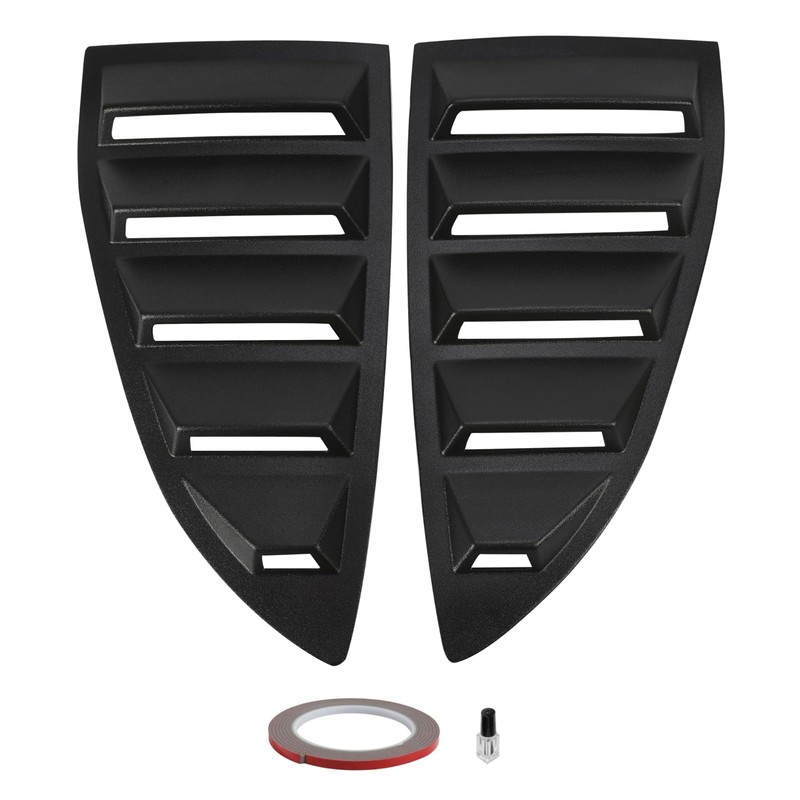 KUAFU Side Window Louver Compatible with 2010-2016 Hyundai Genesis Coupe
