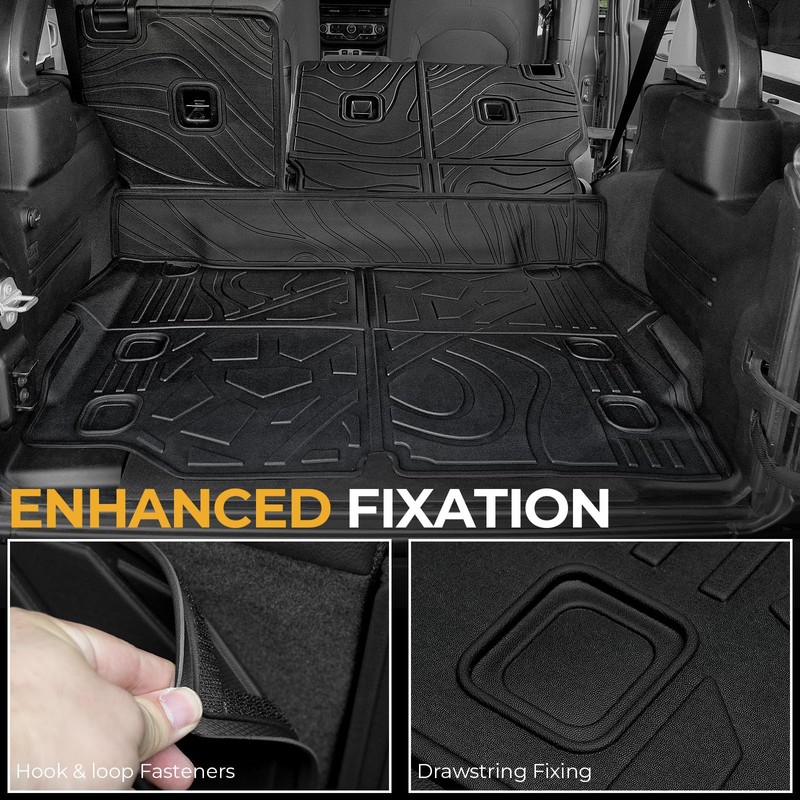 GALVAGNITE Cargo Mat for 2021-2025 2026 Jeep Wrangler JL 4XE