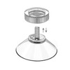 ieron 4 Pcs 53mm Sucker Cups, Large Round Plastic Threads