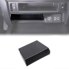 HIRUFAIT Center Console Organizer Tray for Honda Pilot 2016-2022/ Ridgeline 2017-2023/ Passport 2019-2023, ABS Material Console Charging Port Side Storage Box Accessories Black