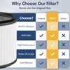 2-Pack HP01 HP02 HEPA Filter Compatible with Dyson Pure Hot