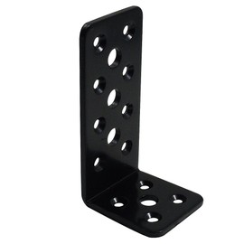 DAIDOHANT 69103 (Reinforced Hardware) Black Multi-Metal L-Shaped [Iron] (W) 1.6 x (A) 1.8 x (B) 3.5 inches (40 x 45 x 90 mm) (Pack of 1)
