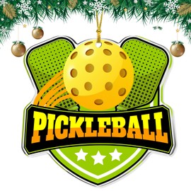 Pickleball Ornament Gifts for Women - Christmas Tree Hanging Decorations Keepsake