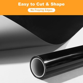 Sarcry Vinyl Car Wrap, 5 ft. x 1 ft Vinyl wrap Gloss Premium Piano Black, Vehicle wrap for Automotive, DIY Interior Exterior, Car Moto Paint Protection Film Prevents Minor cuts and scrapes