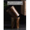 Trash Can Without Lid, Wood Grain Trash Can Single and
