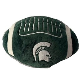 Weighted stuffed animal, football with 5 lbs, washable buddy, university Spartan ball, college team