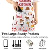 LEVLO Canadian Kitchen Apron Canada Cooking Apron Canada Souvenir Canada