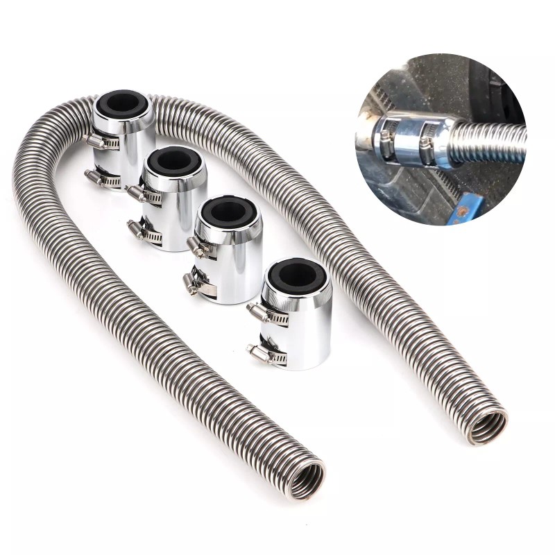 VEHITO Universal Water Hoses Adapter Coolant Radiator Hose Kit With