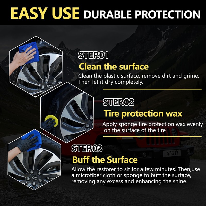 Greedy tree Ultimate Car Plastic and Trim Restorer – Back