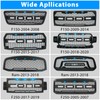 LED Grill Lights for F150 2004-2019 Raptor Aftermarket Grill Ram