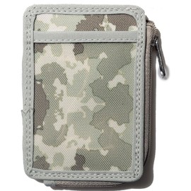 DQL Card Holder Men's Wallet Small Key Chain Small ID Wallet for Women RFID Blocking Wallet Credit Card Holder with Zipper Pocket, Camo11, id wallet for women,keychain for women,wallet for keychain