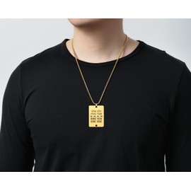 HORNEDI Bring Them Home Now Necklace Israel Military Style Dog Tag Necklace to Stand with Israel & Show Support (gold, 2Pcs)