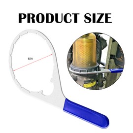 kingsea Colar/Vent Cap Wrench Metal Fuel Filter Wrench for 380134 382 Compatible with Detroit Diesel Truck Cummins Engines,Inner Diameter 6"