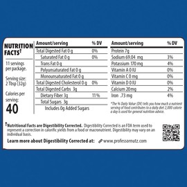 Professor Nutz Organic Peanut Butter- Low Calorie, Nut Butter, Natural Peanut Butter, Natural Fiber, Healthy Peanuts, Great source of Protein, 30 Essential Vitamins (12.41 Ounce, Caramel Kiss)