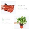 JERIA 200 Pack 6 Inch Plastic Nursery Pots Comewith Drainage