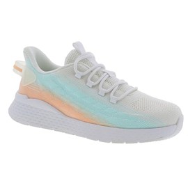 Drew Womens Bestie, Lightweight Comfort Walking Shoe with Elastic Laces, White Mesh Combo, 12 XX-Wide (4E)