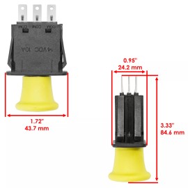 Caltric PTO Switch For White Outdoor Z165 Z180 Z200 Z220 42" 48" 54" Zero-Turn Mower