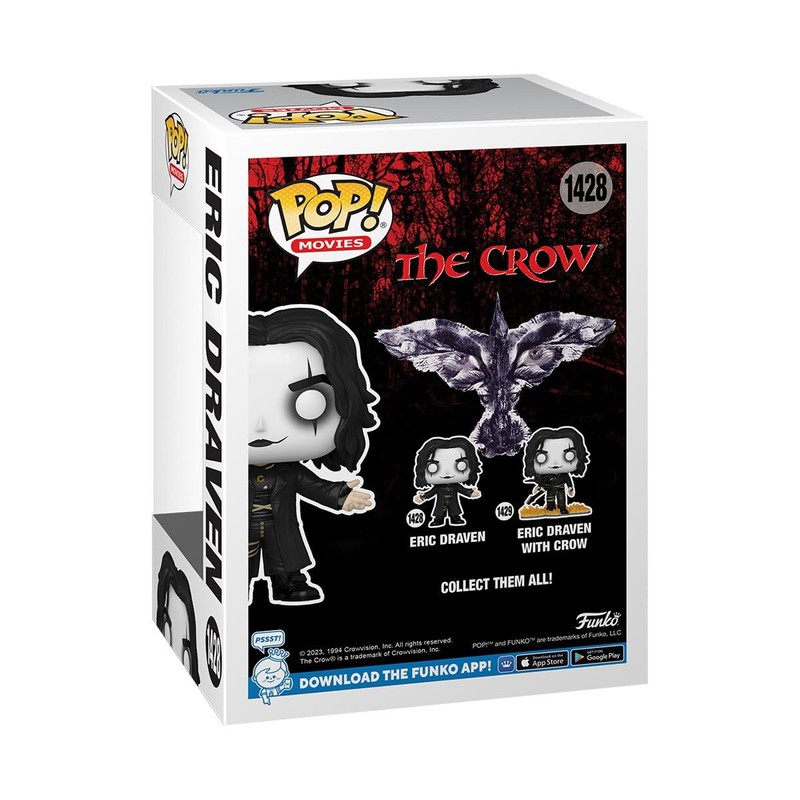 POP Movies: The Crow Eric Draven Funko Vinyl Figure (Bundled