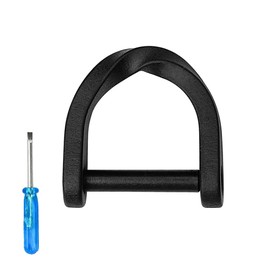 MiOYOOW Key D-Ring, TC4 Titanium Horseshoe Clasp Lightweight Car Keys Shackle for Door Vehicle Keyrings Buckle Storage