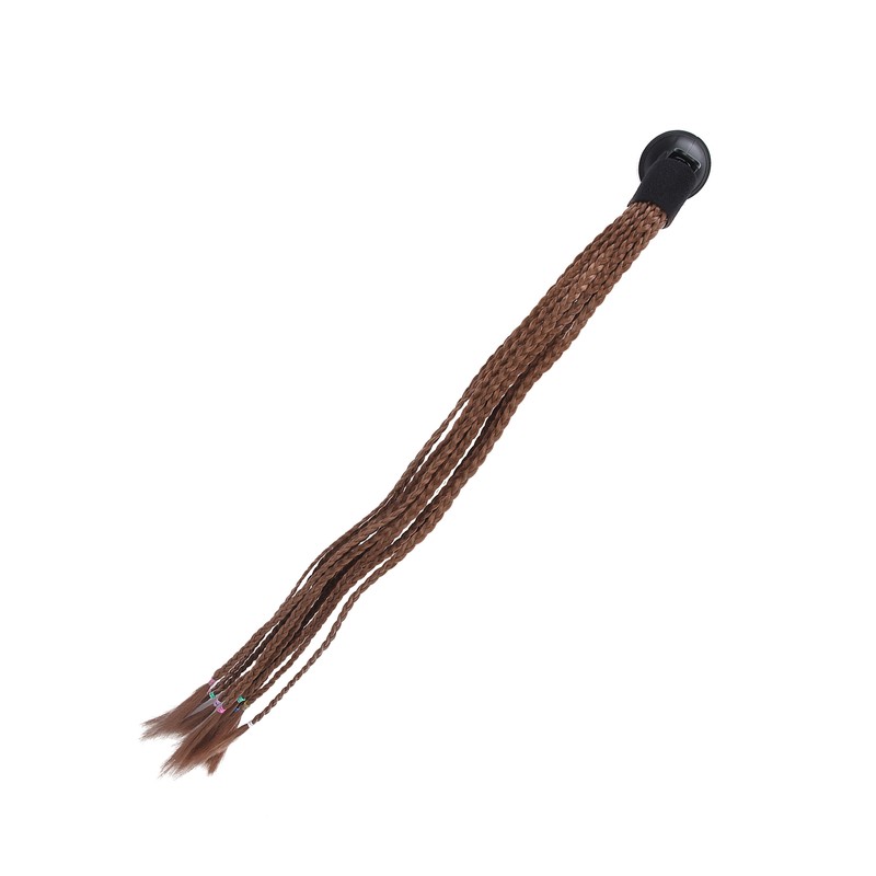Colorful Stylish Motorcycle Helmet Ponytail Helmet Dreadlocks Braids with Suction