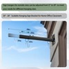 Katywixu 20"-28" Scalable Hanging Sign Bracket, Sign Brackets Hanging Sign