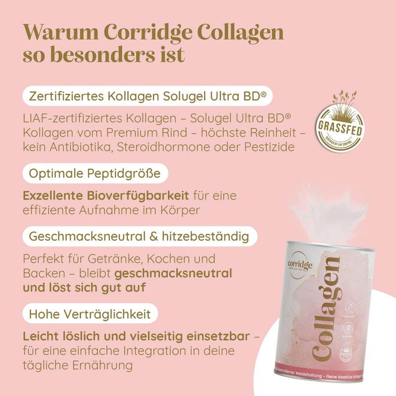 Collagenpulver von Corridge® - Das Original - Premium Collagen Hydrolysat