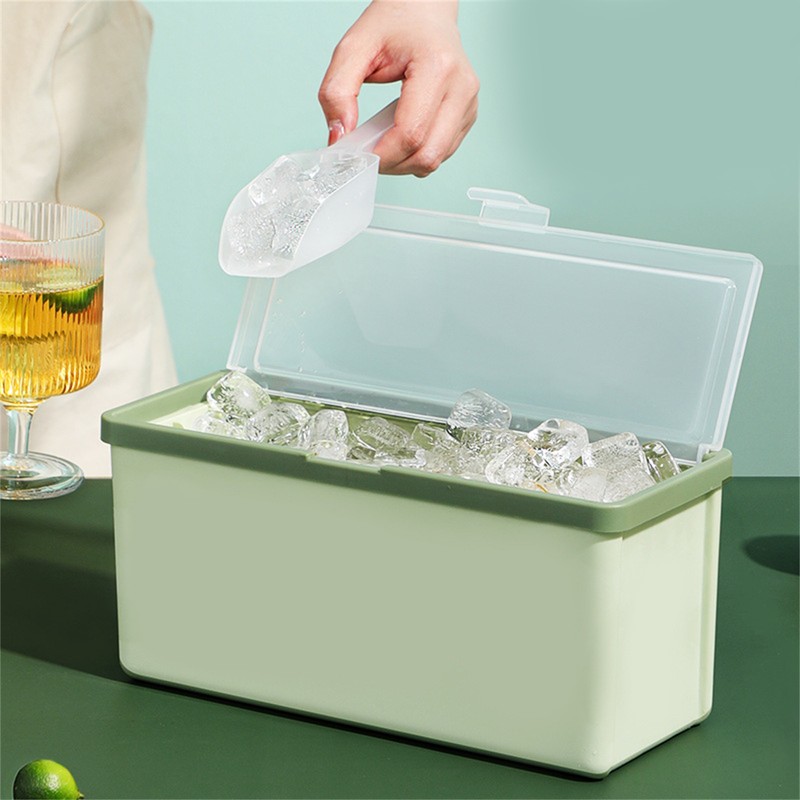 3 Layer Ice Cube Tray Large Capacity Easy Demoulding Pull