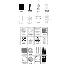 Geyer Instructional Products 250074 Classic Optical Illusions, Poster Sets A, B and C (24 Posters)